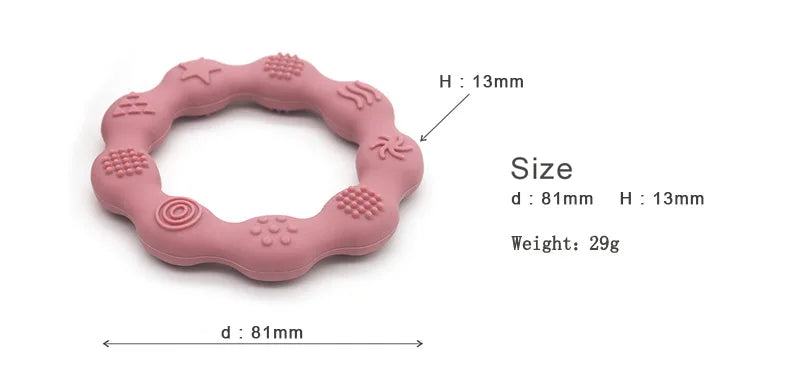 NubiKid™ Flower Silicone Baby Teether