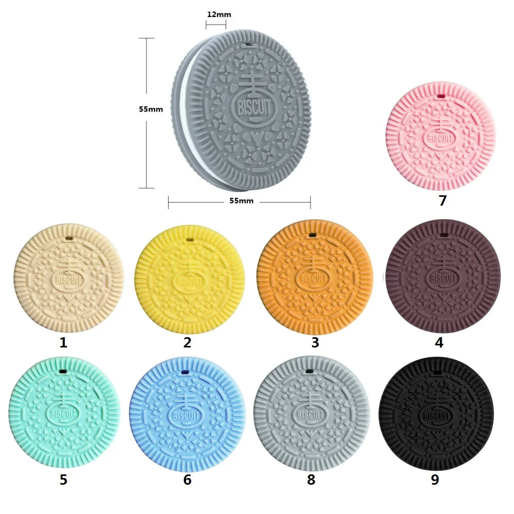 NubiKid™ 2-Pack Biscuit Silicone Teether Set