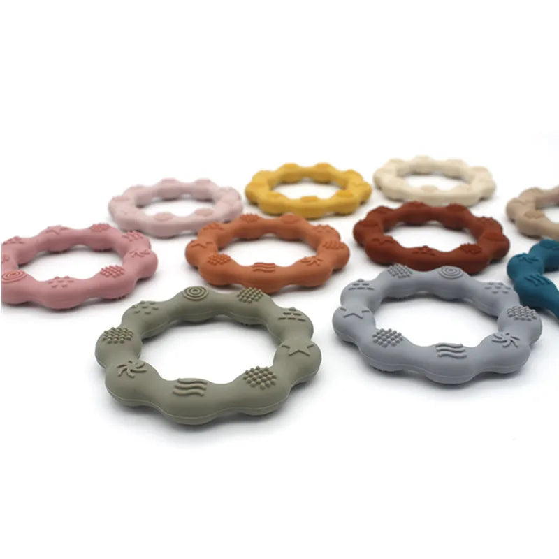 NubiKid™ Flower Silicone Baby Teether