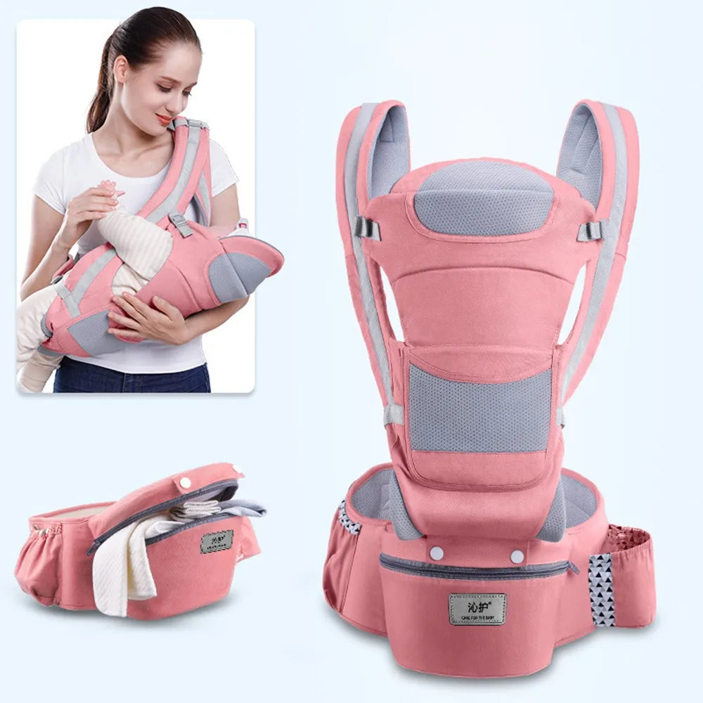 NubiKid Ergonomic Baby Carrier with Hip Seat & Storage