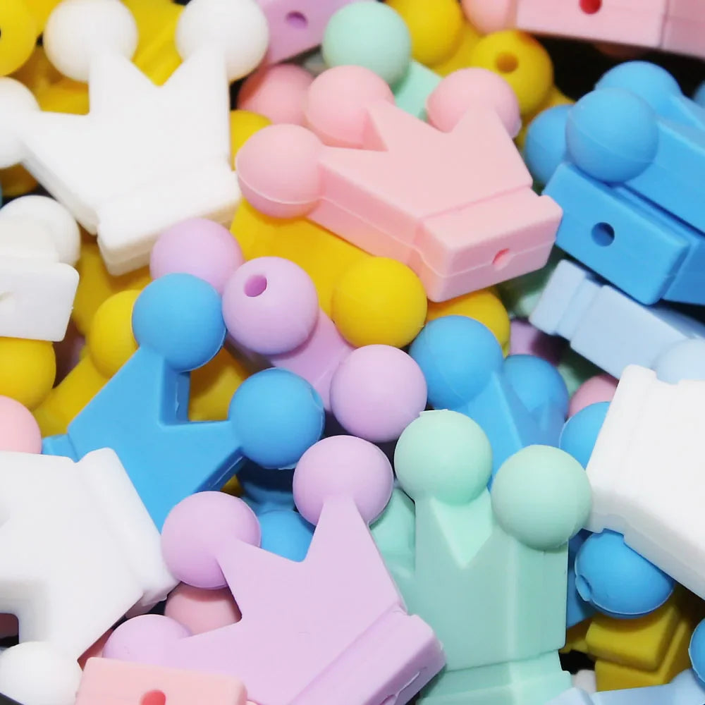 NubiKid™ Silicone Crown Beads Set