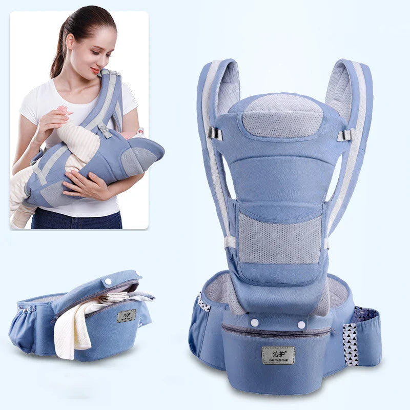 NubiKid Ergonomic Baby Carrier with Hip Seat & Storage