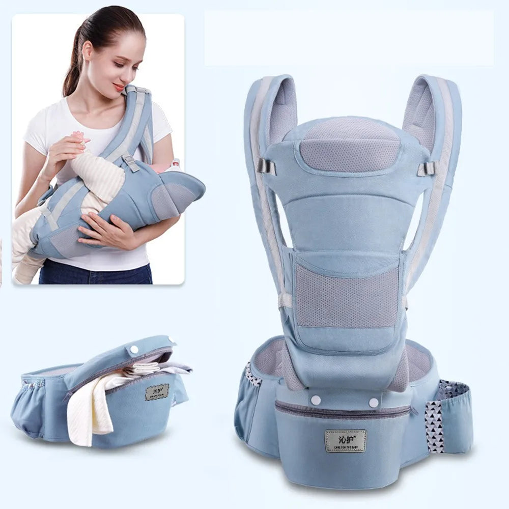NubiKid Ergonomic Baby Carrier with Hip Seat & Storage