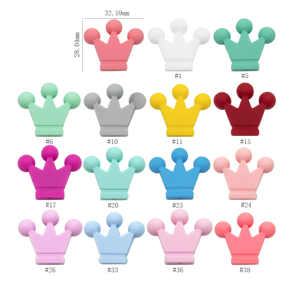 NubiKid™ Silicone Crown Beads Set