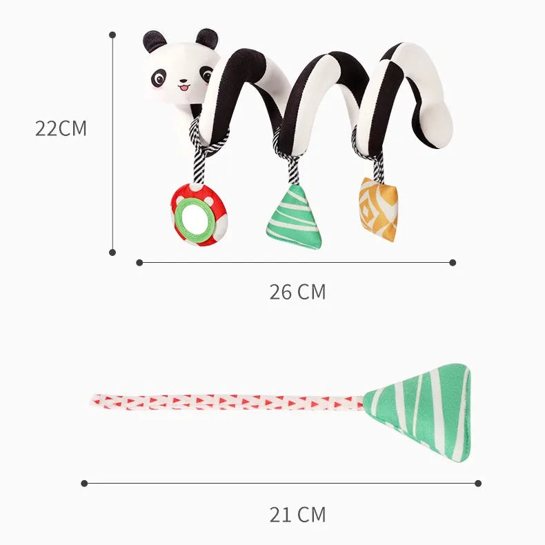 NubiKid™ Montessori Plush Animal Stroller Toy