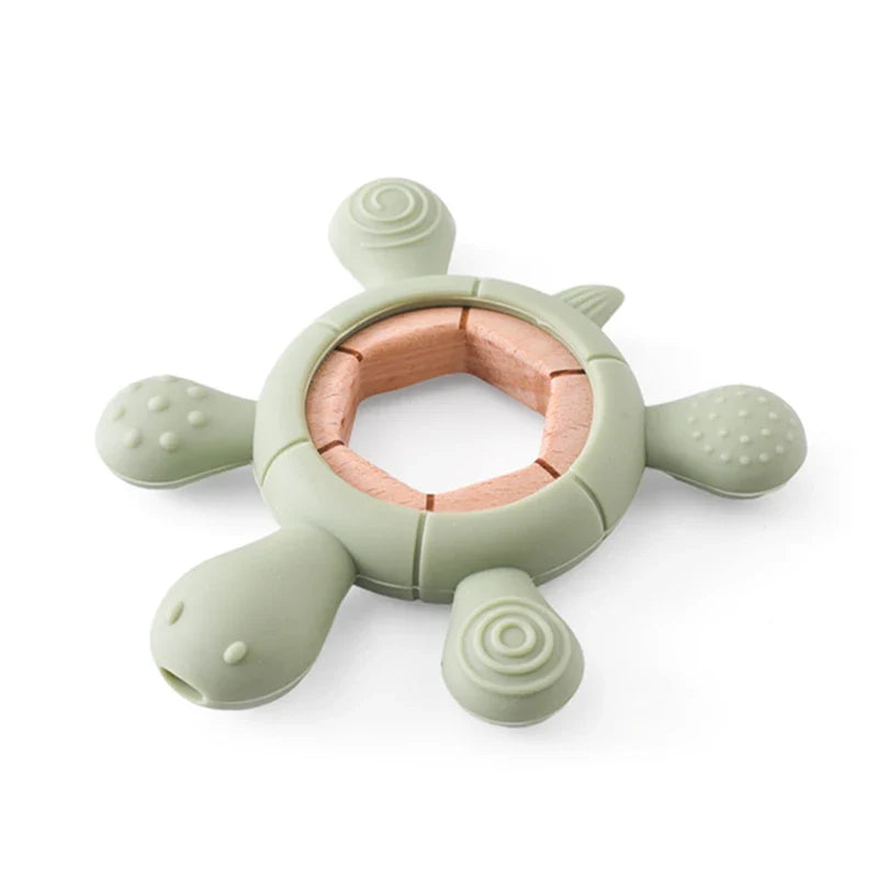 NubiKid™ Turtle Silicone Teether