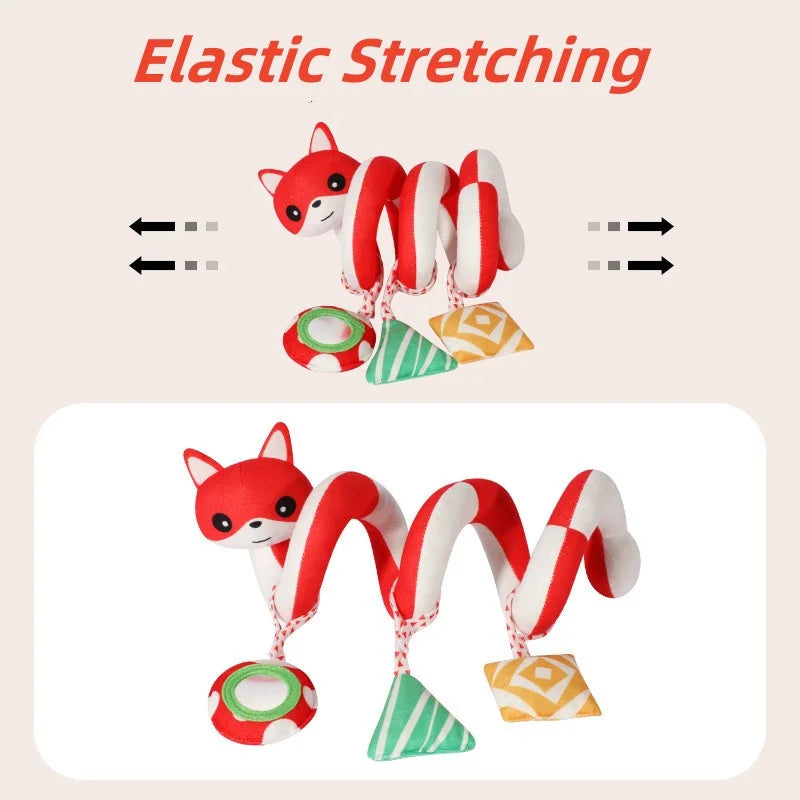 NubiKid™ Montessori Plush Animal Stroller Toy
