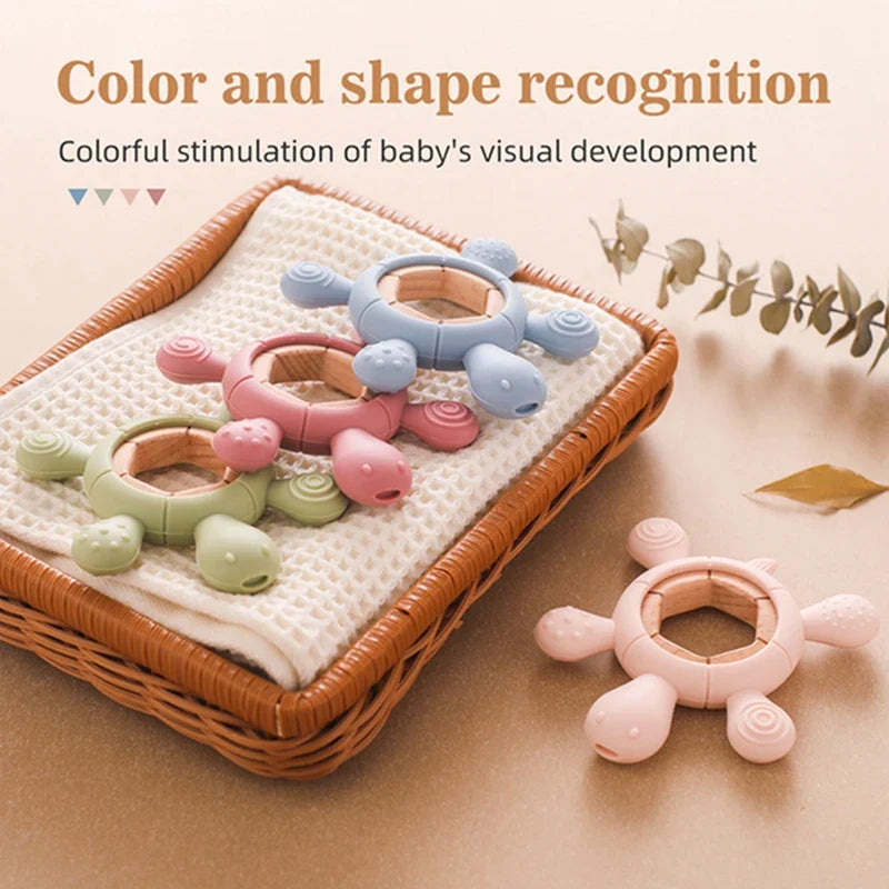 NubiKid™ Turtle Silicone Teether