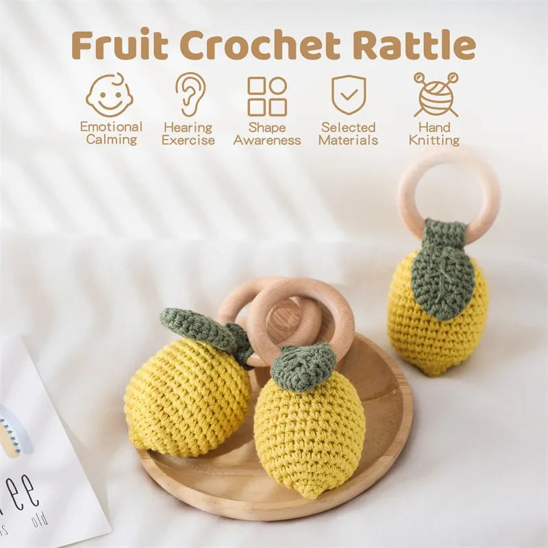 NubiKid™ Crochet Lemon Rattle