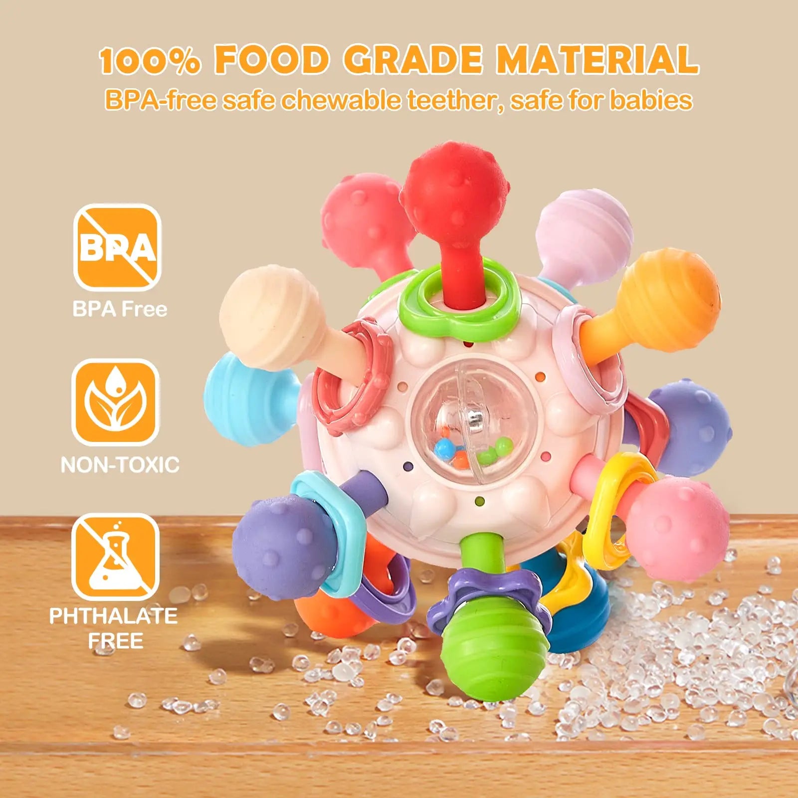 NubiKid™ Montessori Sensory Teething Ball