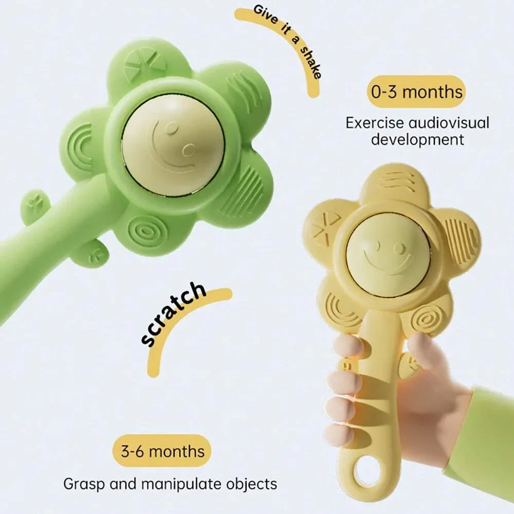 NubiKid™ 3-in-1 Baby Teether & Rattle