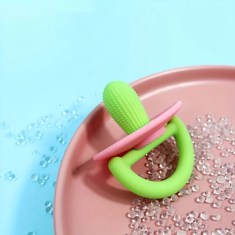 NubiKid™ Silicone Pacifier Teether Ring