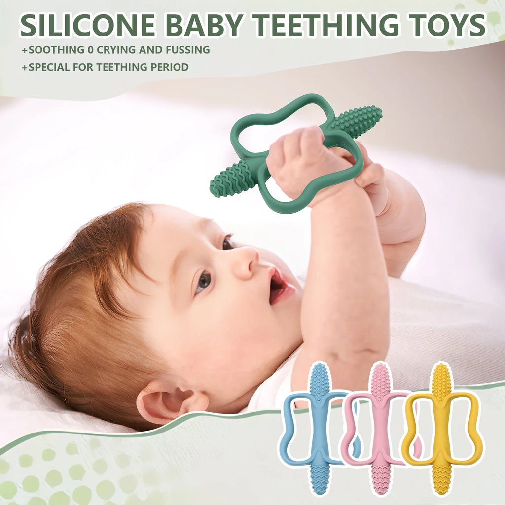 NubiGrip™ Easy-Grip Silicone Teether