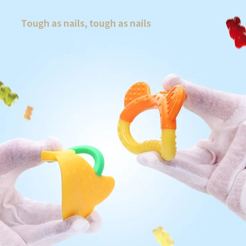 NubiKid™ 3-Pack Silicone Baby Teethers