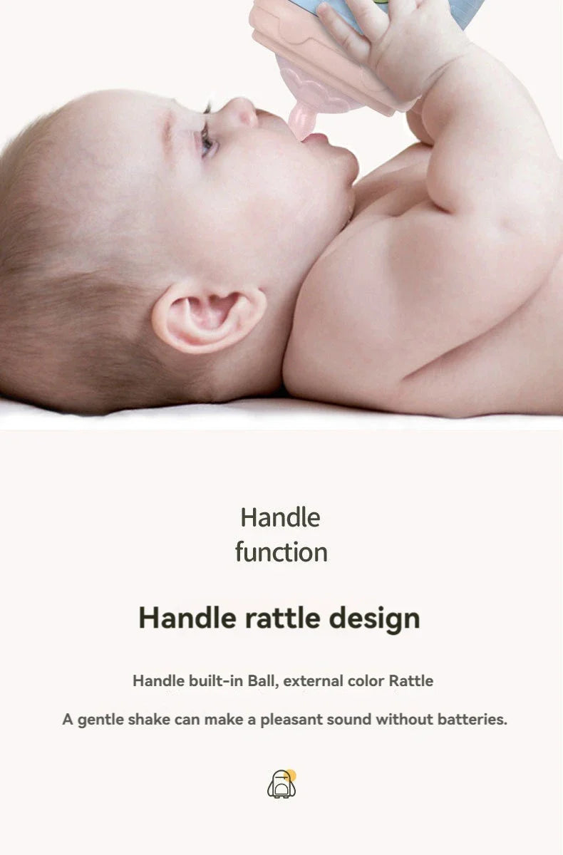 NubiKid™ Musical Bottle Teething Rattle