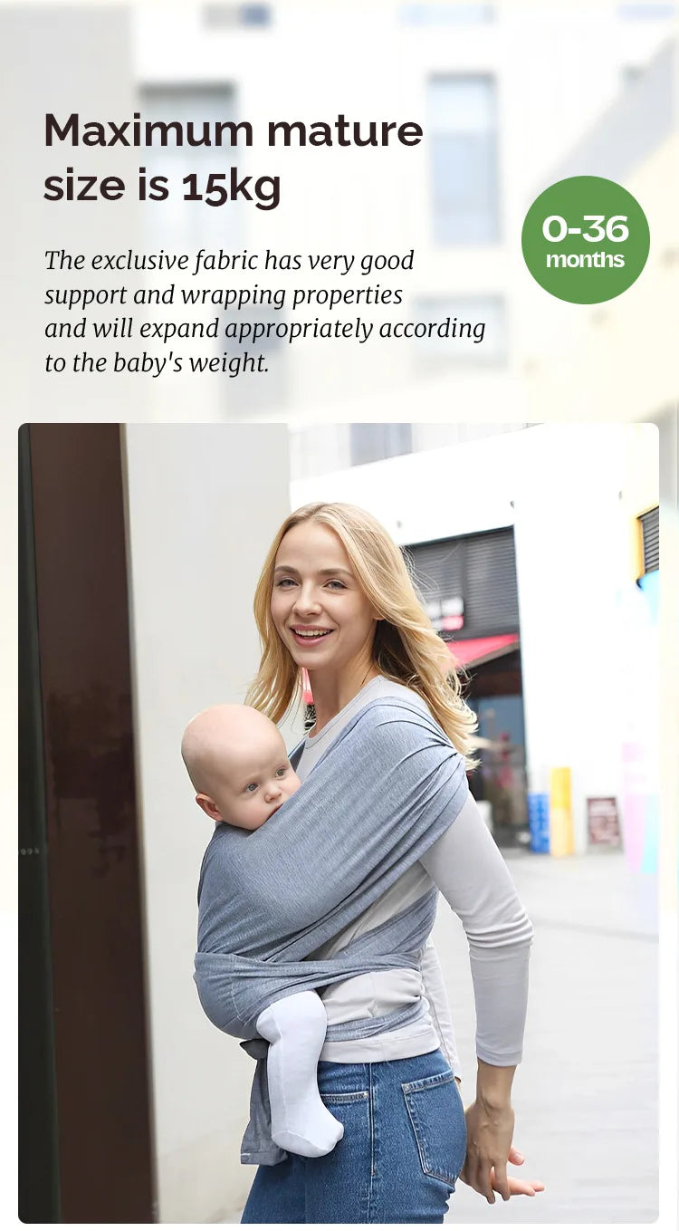 NubiKid Comfortable Newborn Baby Sling Wrap