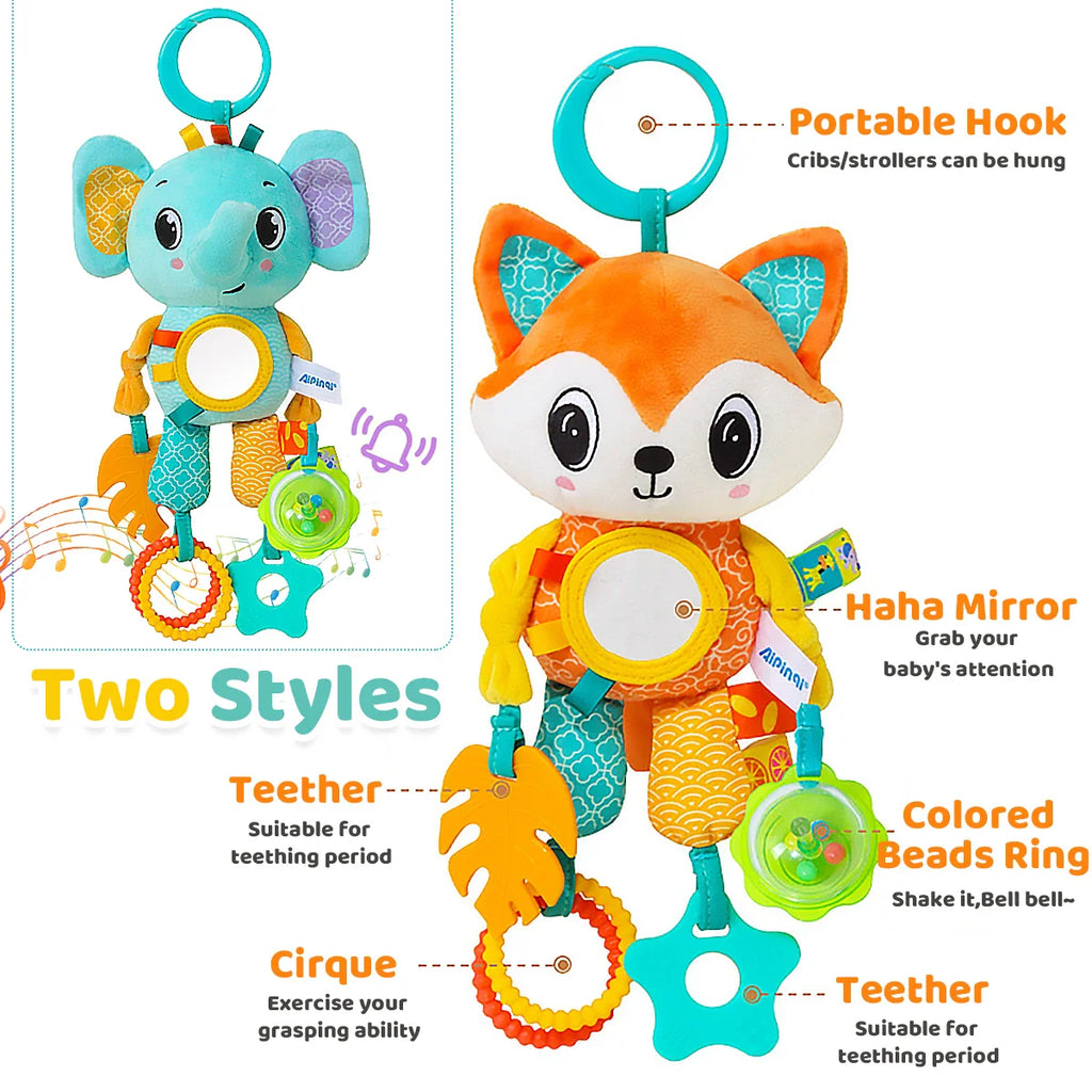 NubiKid™ CrinkleChime Sensory Plush Toy