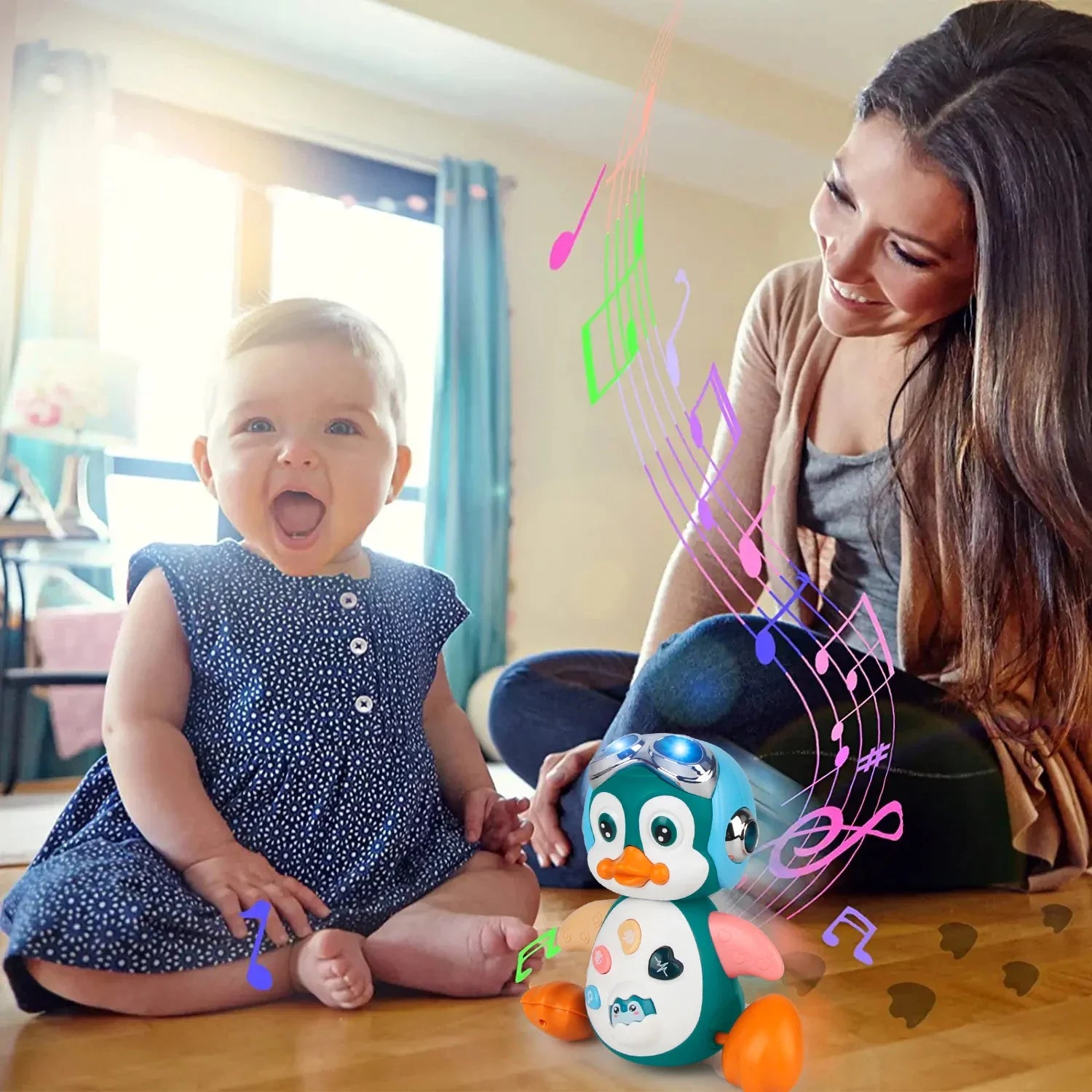 NubiKid™ WaddleTunes Musical Penguin