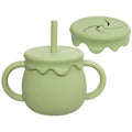Baby Silicone Sippy & Snack Cup Set