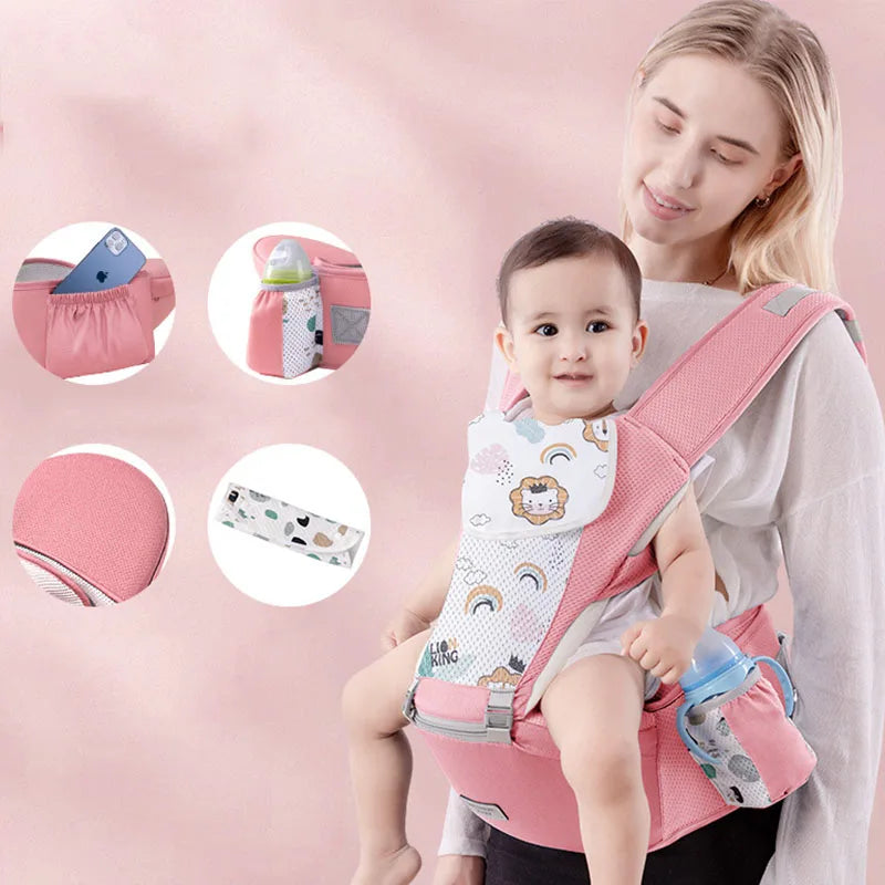 NubiKid Ergonomic Baby Carrier with Hip Seat & Storage