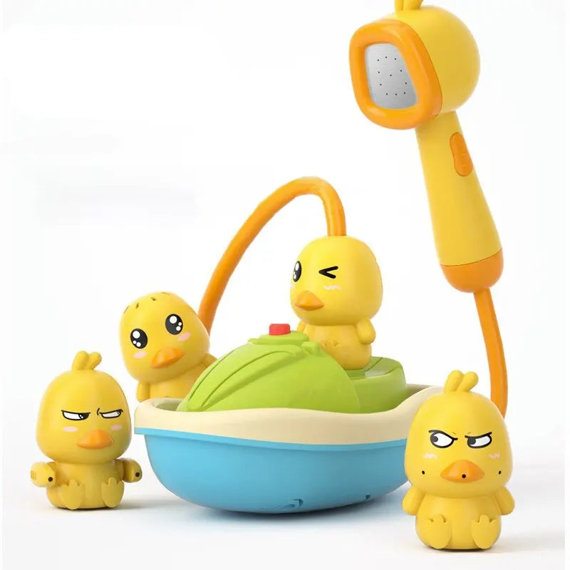 QuackySpray Electric Duck Bath Toy