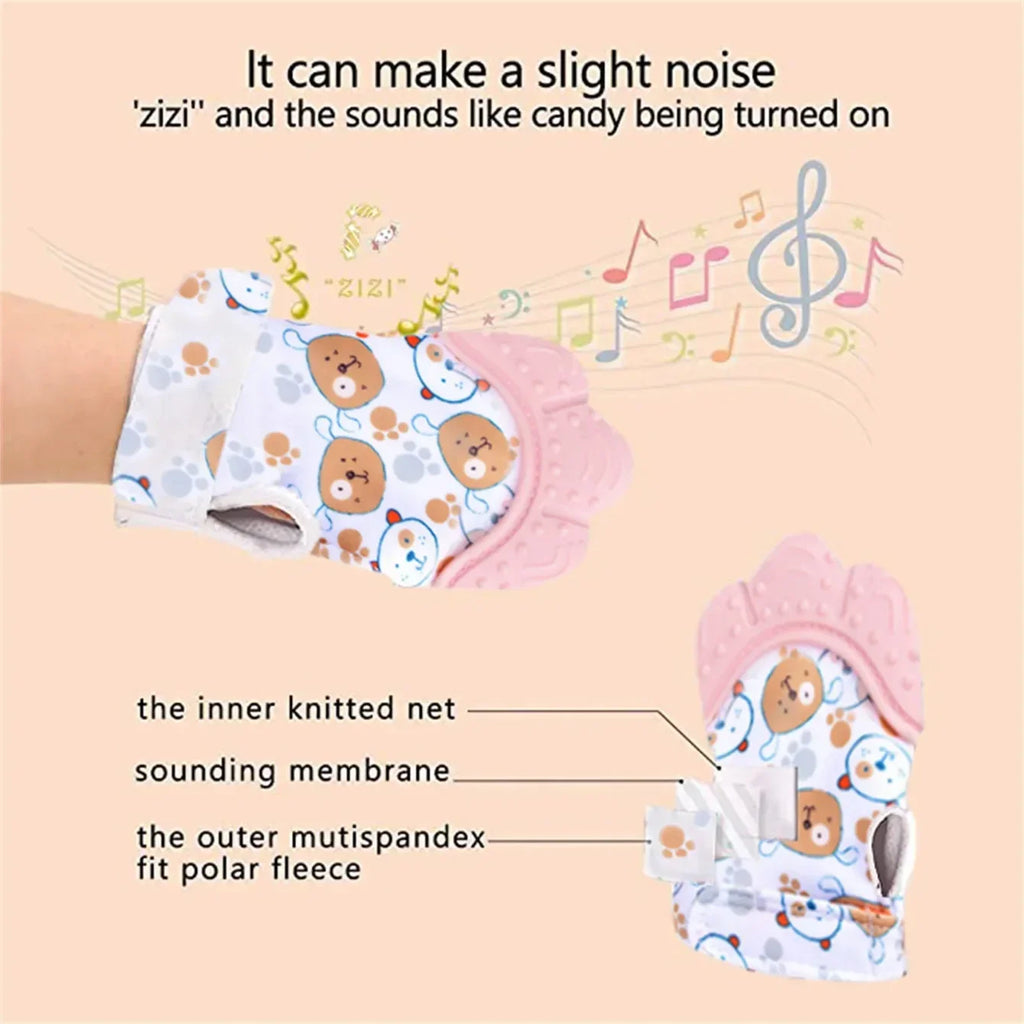 NubiKid™ Silicone Teething Mittens