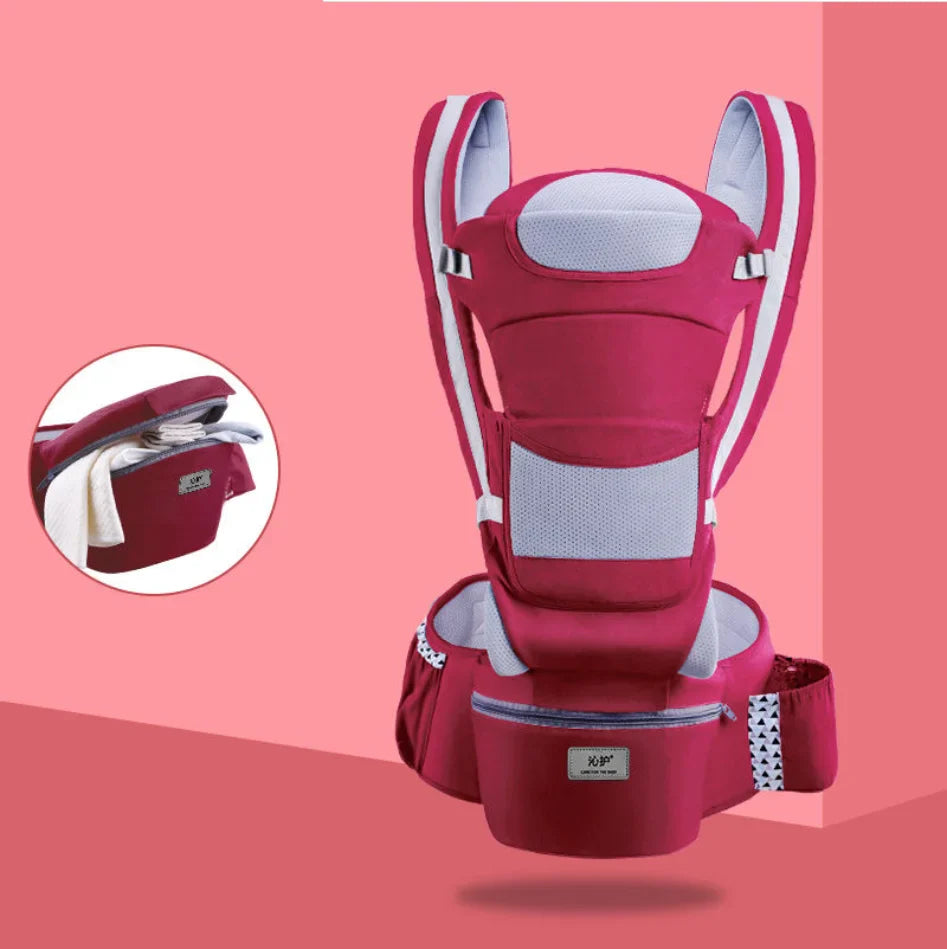 NubiKid Ergonomic Baby Carrier with Hip Seat & Storage