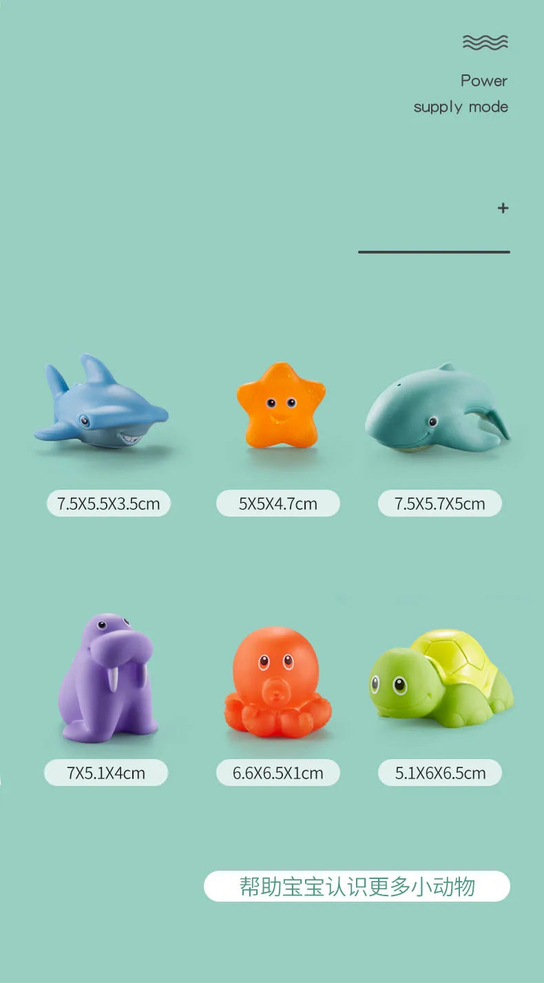 ColorSplash Floating Bath Toys Set
