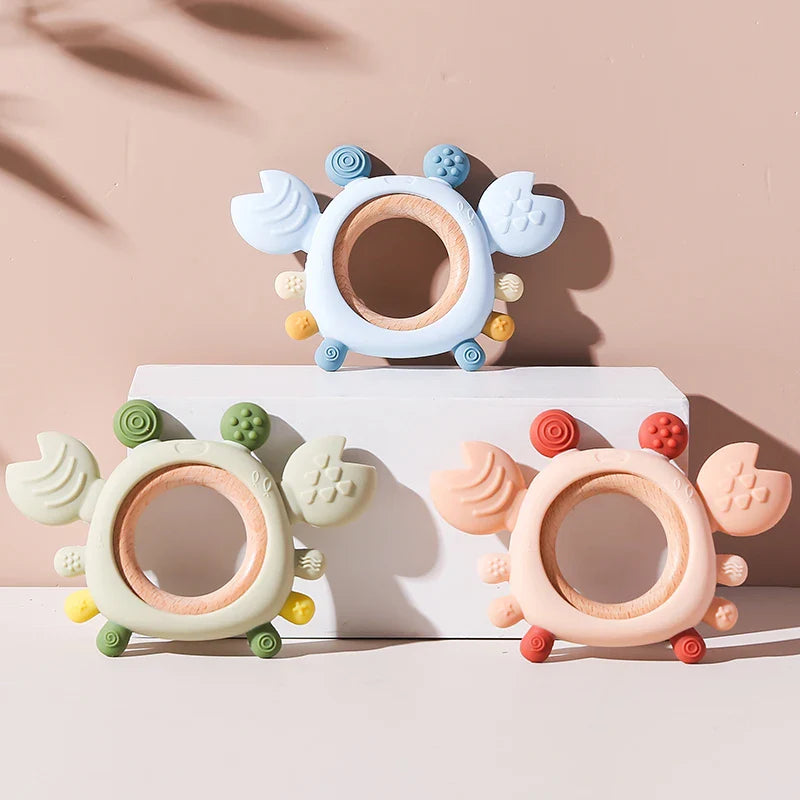 NubiKid™ Silicone Crab Teether