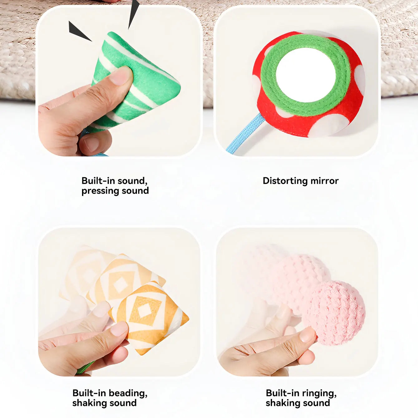 NubiKid™ Soft Hanging Bedbell Toy