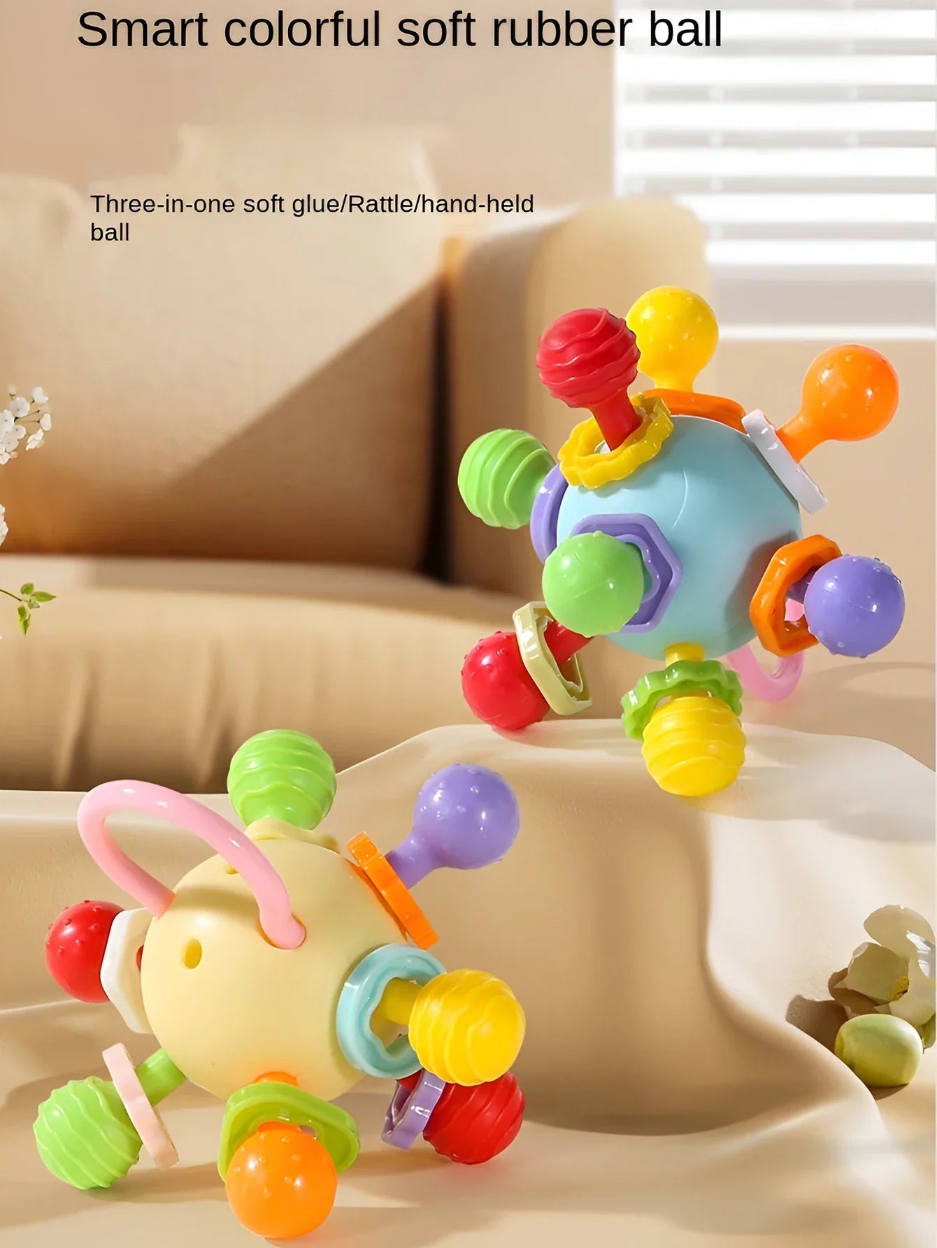 NubiKid™ SoftGrip Sensory Teething Ball