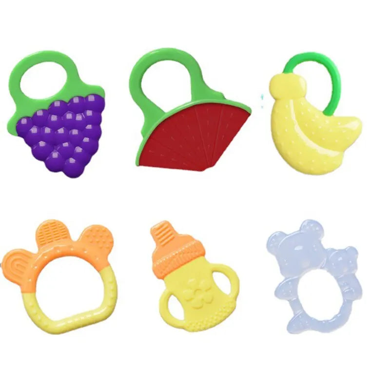 NubiKid™ 3-Pack Silicone Baby Teethers