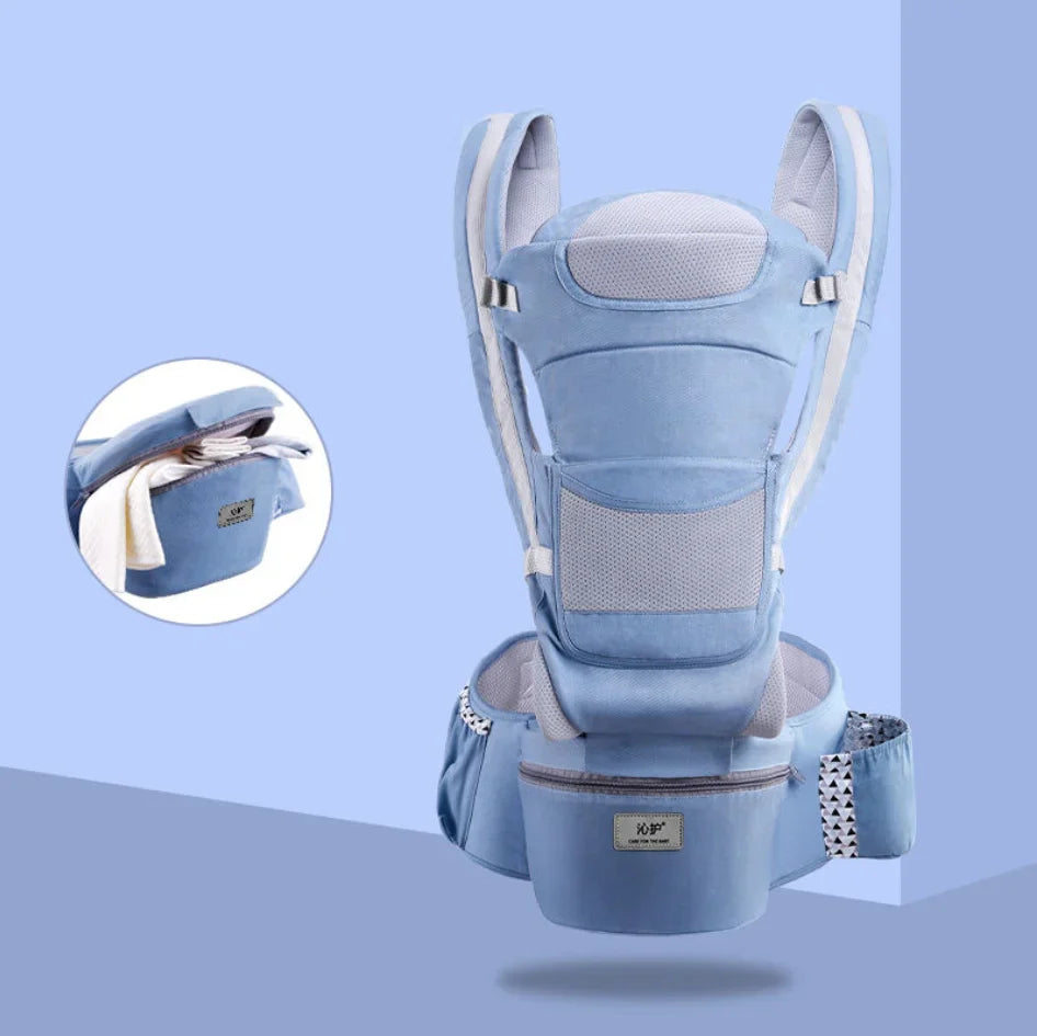 NubiKid Ergonomic Baby Carrier with Hip Seat & Storage
