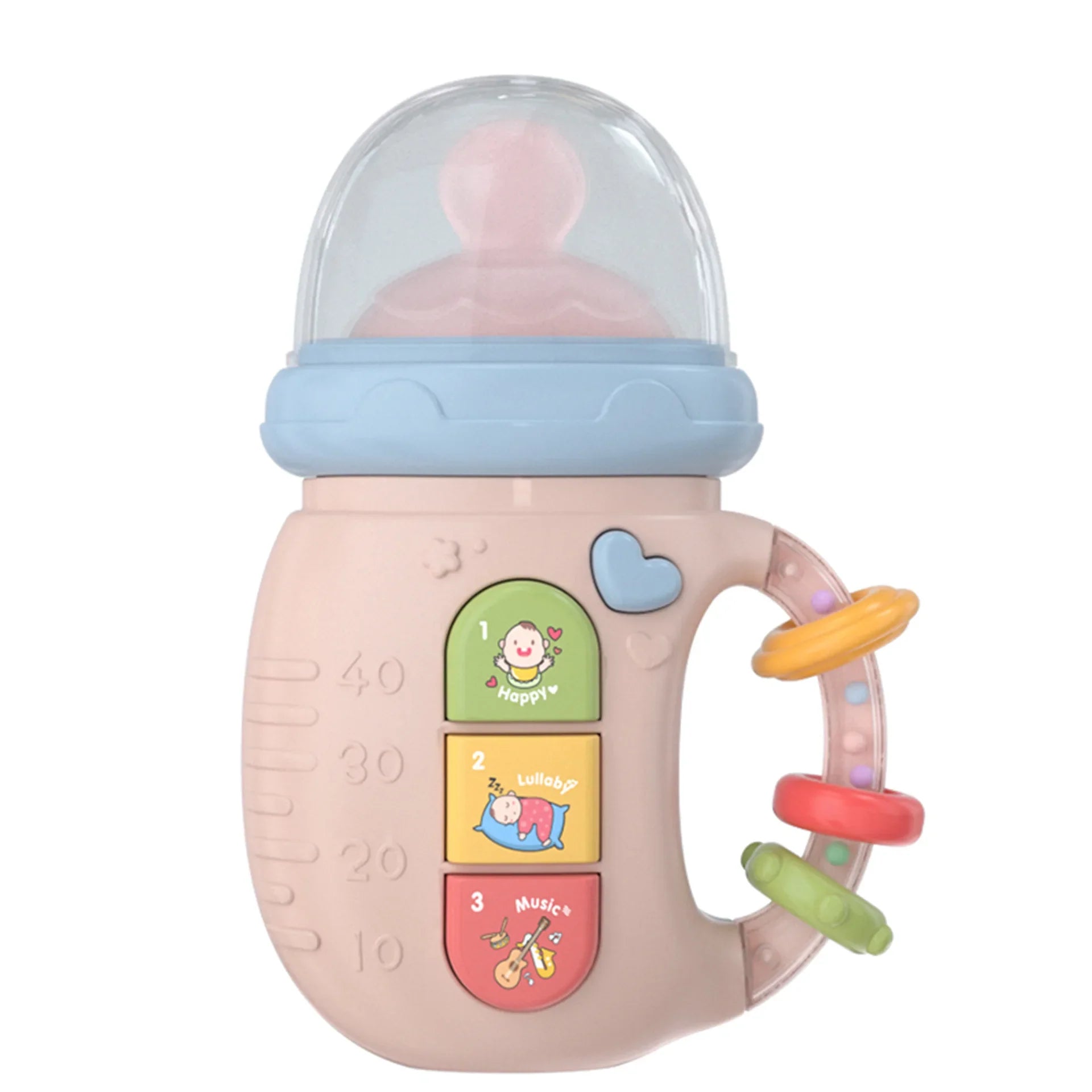 NubiKid™ Musical Bottle Teething Rattle