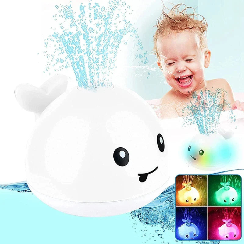 GlowSplash Whale Fountain Bath Toy