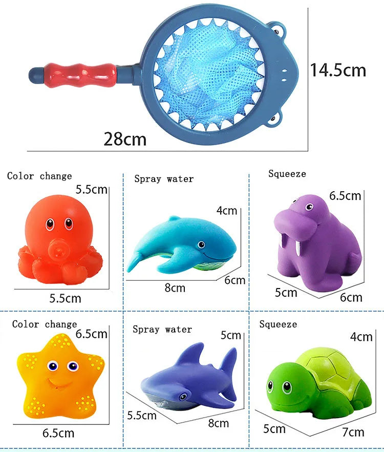 ColorSplash Floating Bath Toys Set