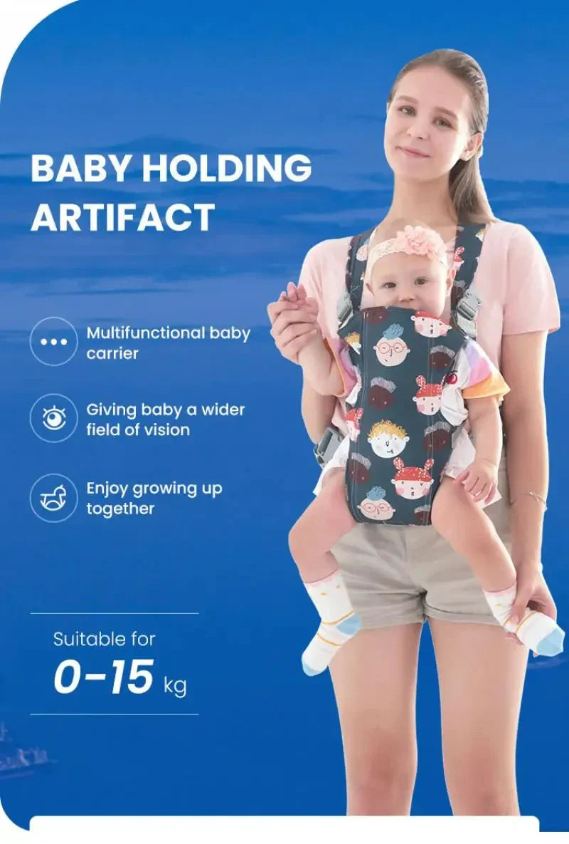 NubiKid Adjustable Ergonomic Baby Carrier with Waist Stool