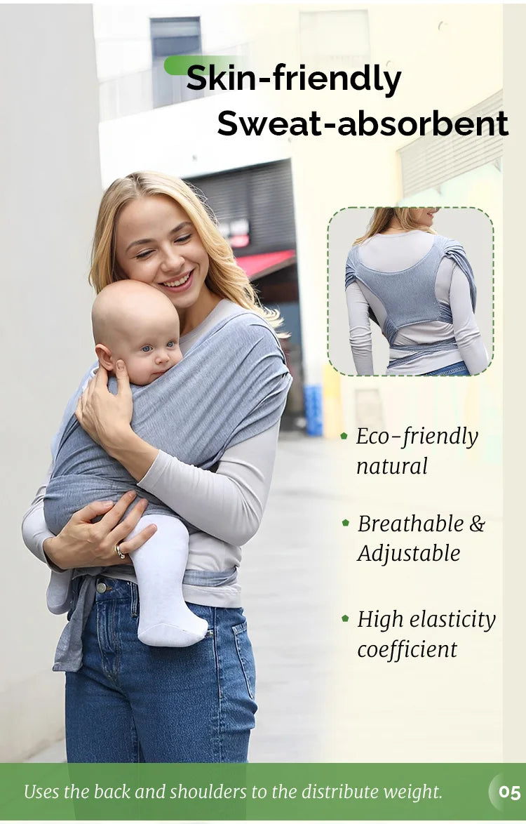 NubiKid Comfortable Newborn Baby Sling Wrap