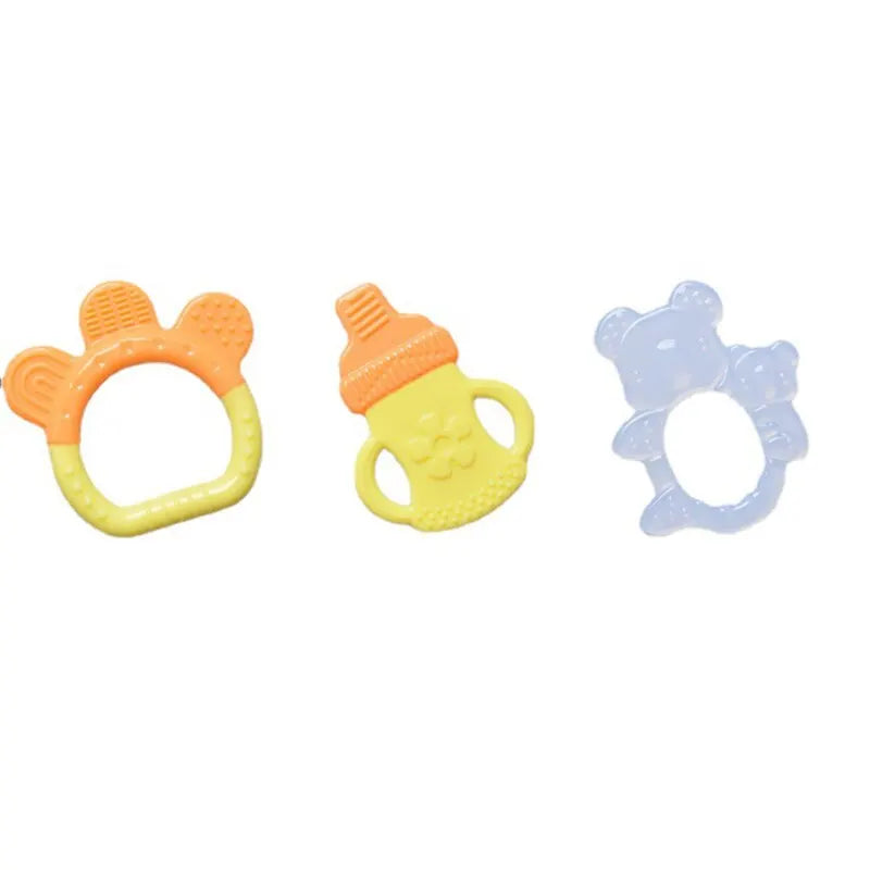 NubiKid™ 3-Pack Silicone Baby Teethers