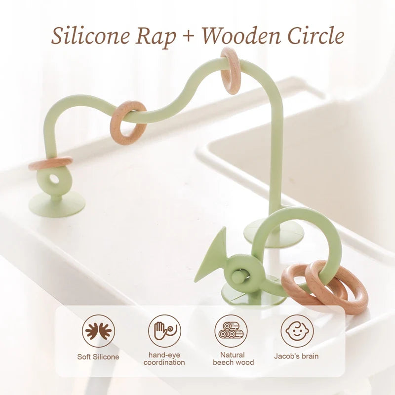 NubiKid™ Montessori Silicone Bead Maze