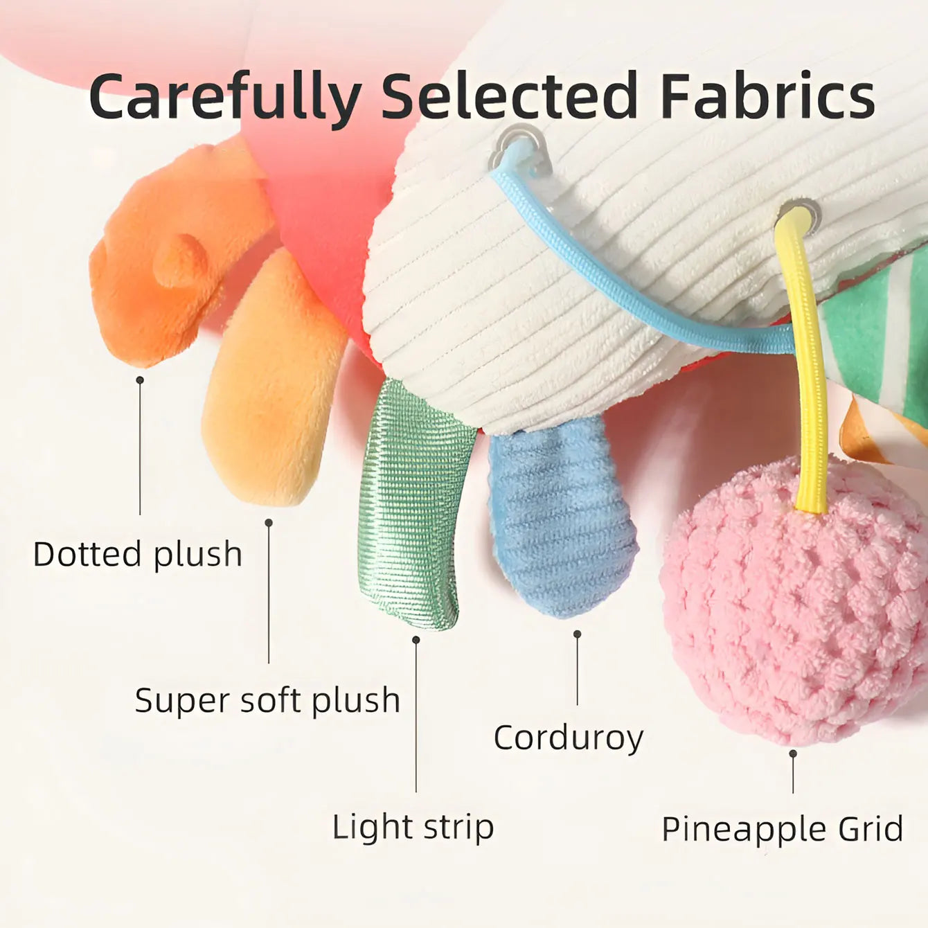 NubiKid™ Soft Hanging Bedbell Toy