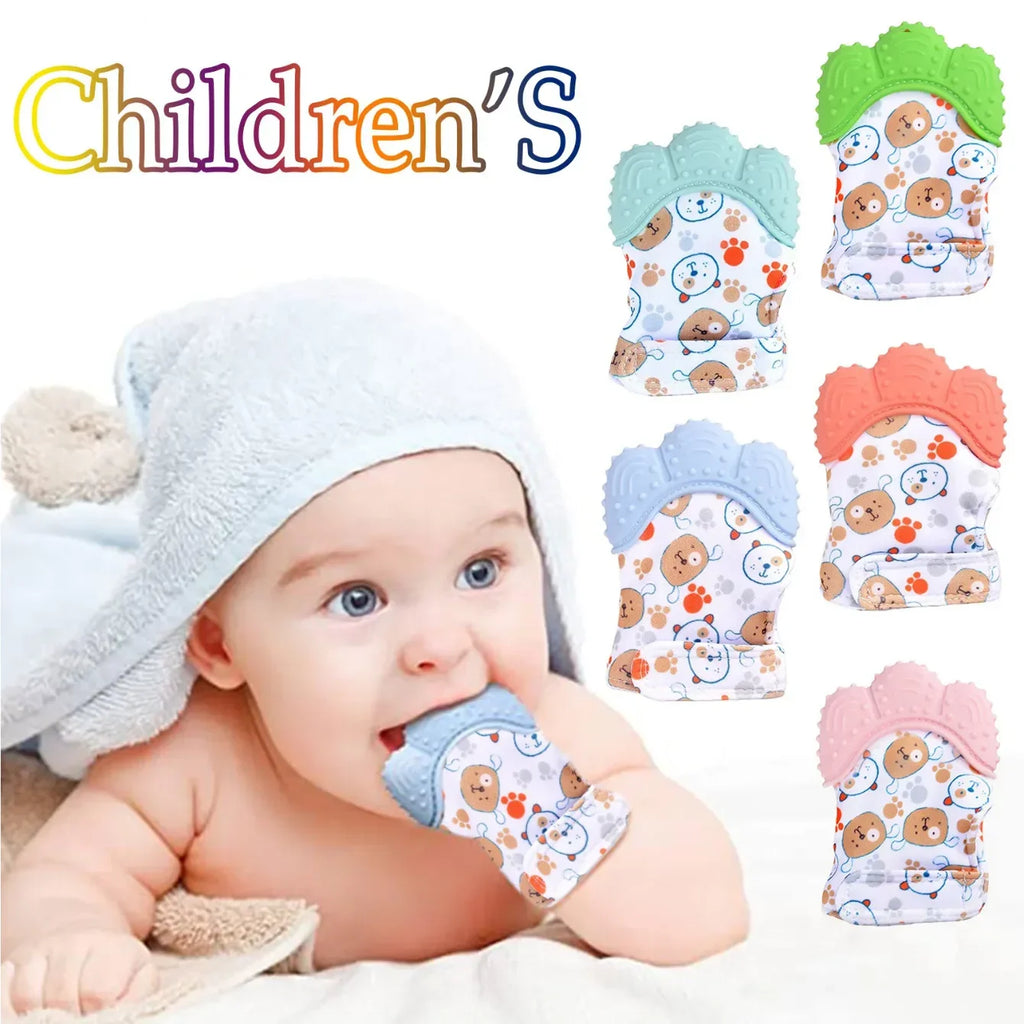 NubiKid™ Silicone Teething Mittens