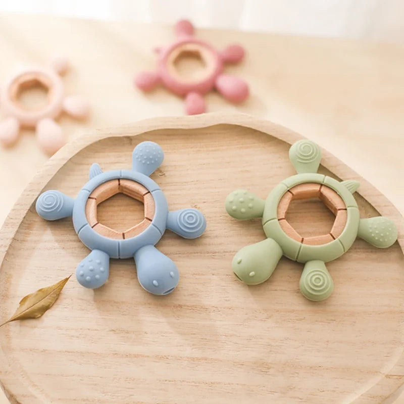 NubiKid™ Turtle Silicone Teether