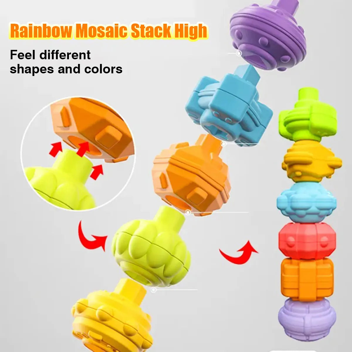 NubiKid™ ColorMatch Montessori Sorting Blocks