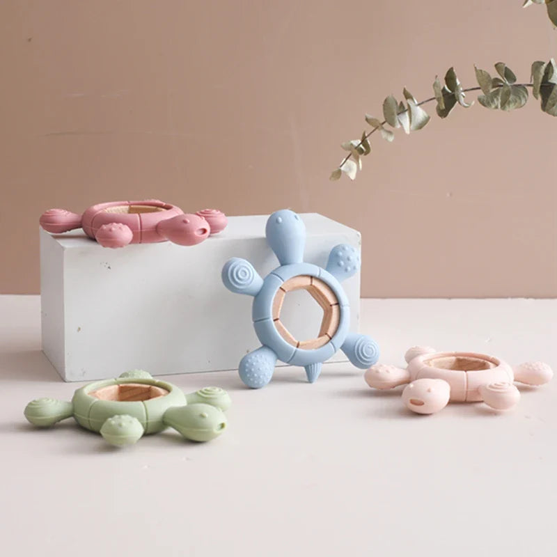 NubiKid™ Turtle Silicone Teether