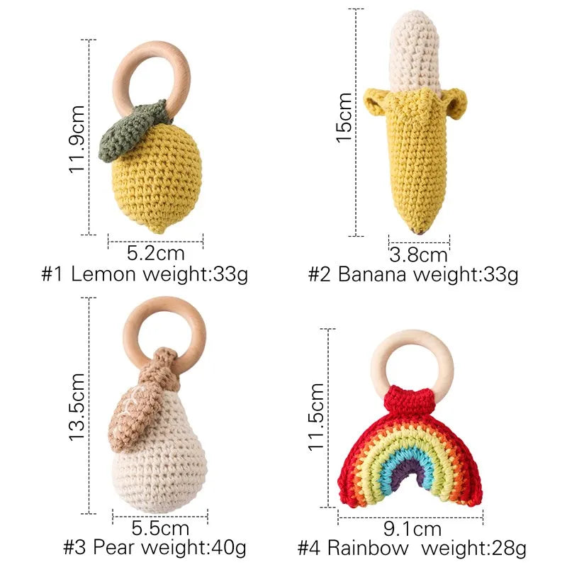 NubiKid™ Crochet Lemon Rattle