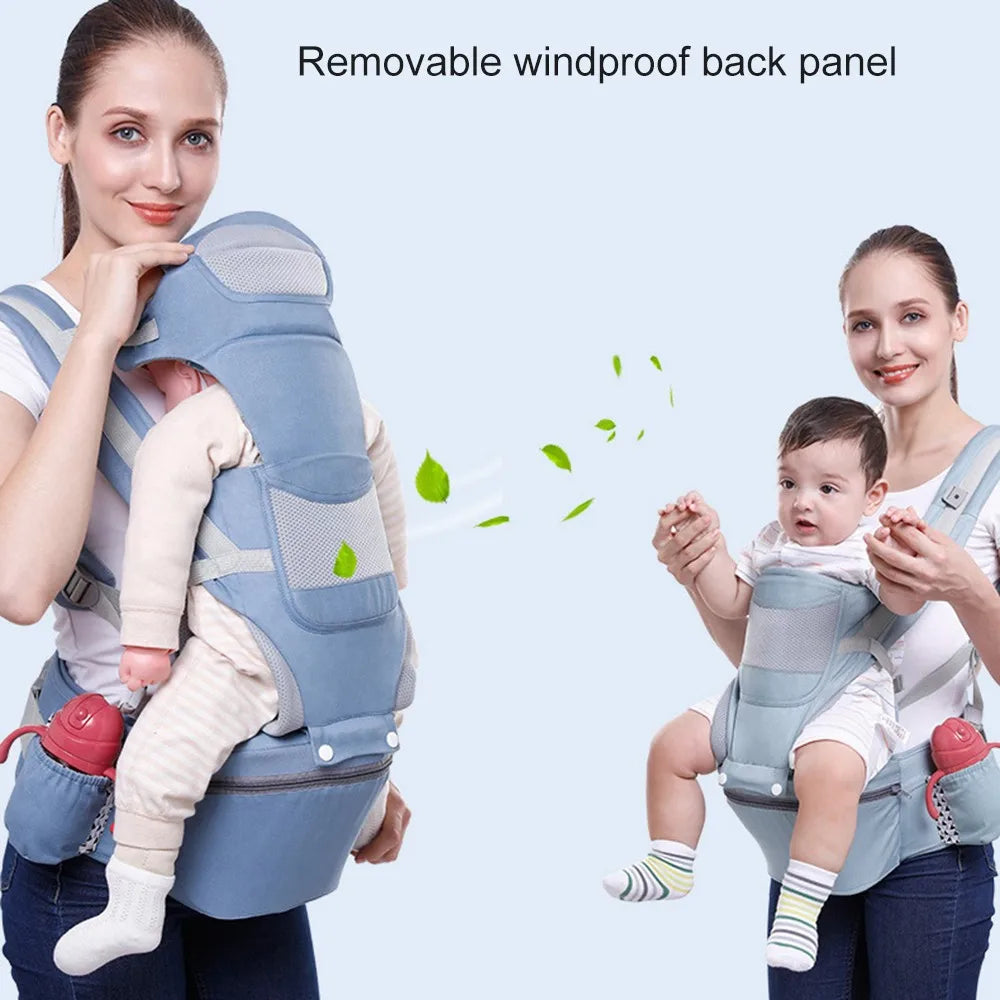 NubiKid Ergonomic Baby Carrier with Hip Seat & Storage