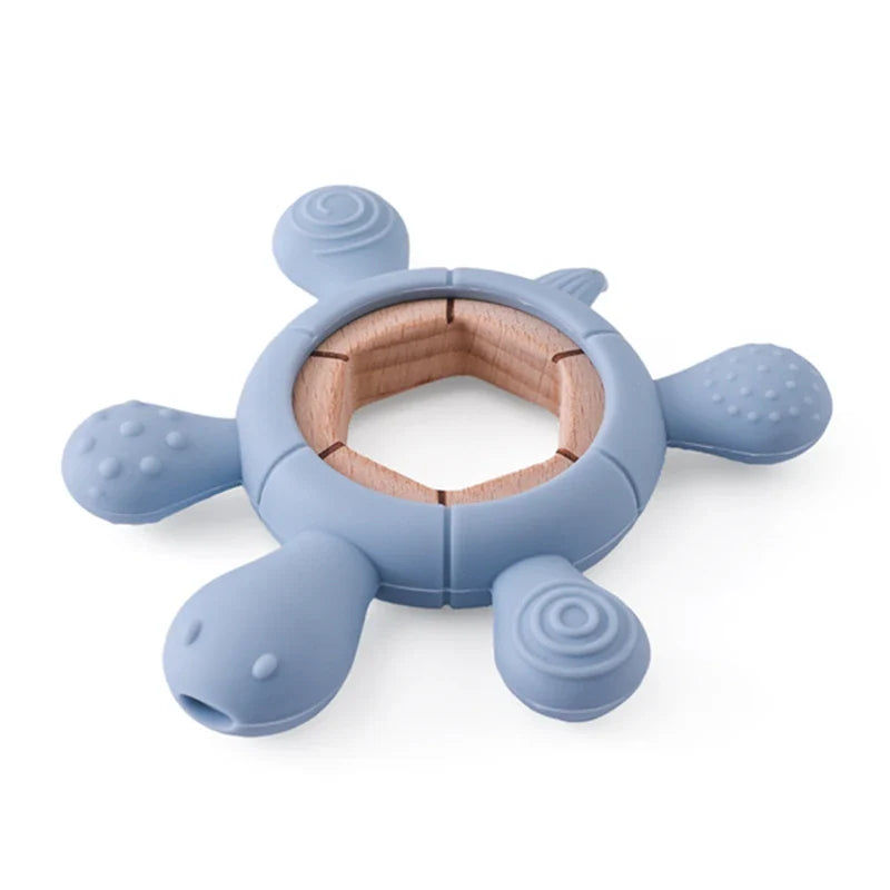 NubiKid™ Turtle Silicone Teether