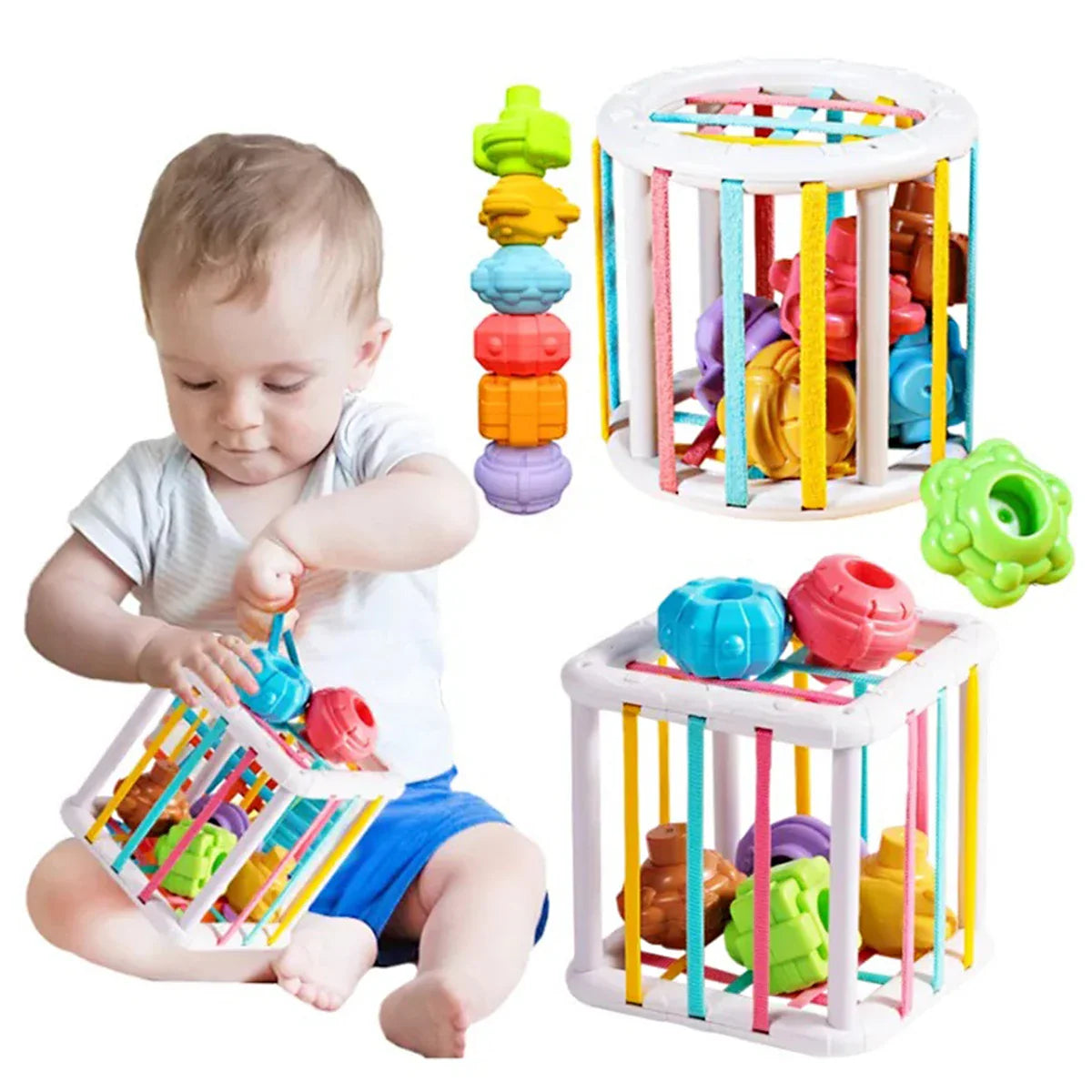 NubiKid™ ColorMatch Montessori Sorting Blocks