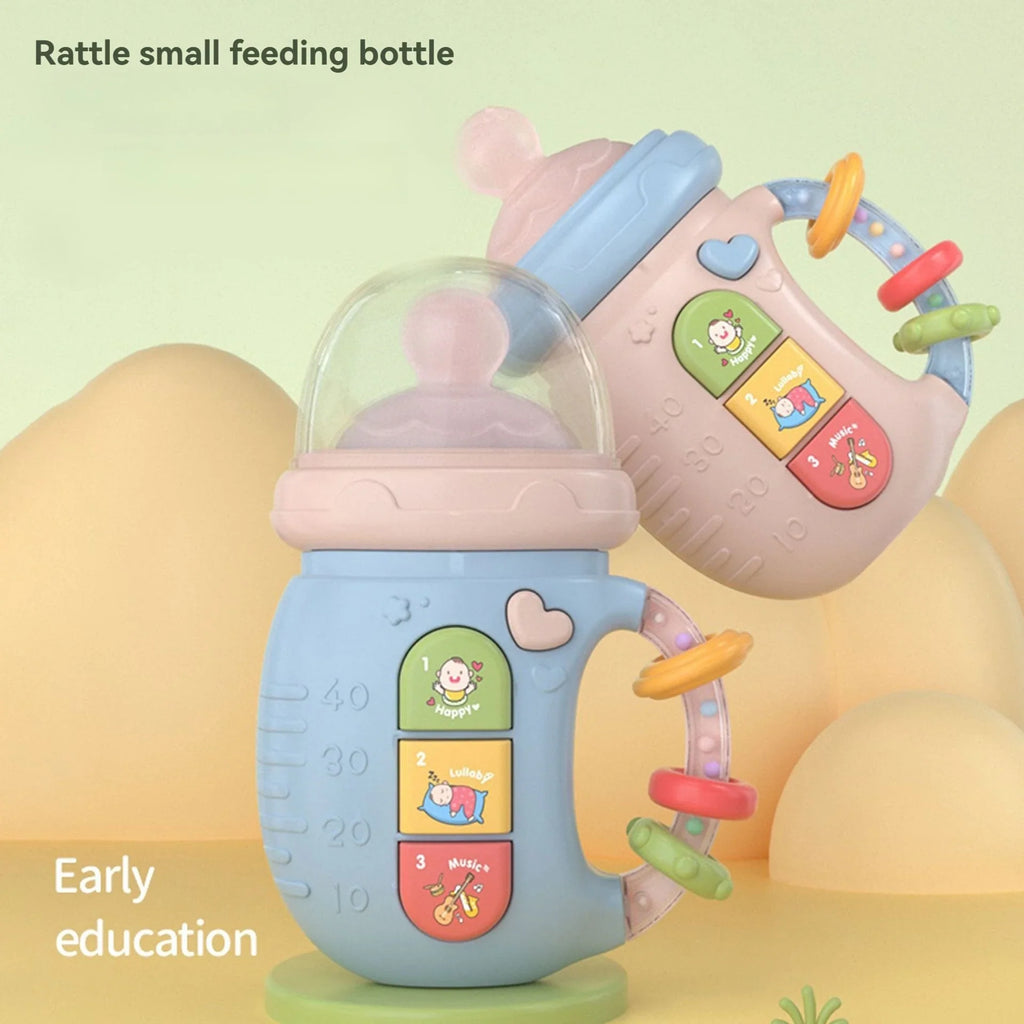 NubiKid™ Musical Bottle Teething Rattle